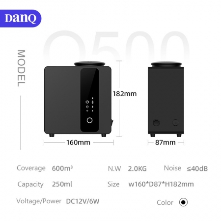 danq 250ml convenient hvac aroma diffuser electric air diffuser natural incense oil diffusers commercial diffuser